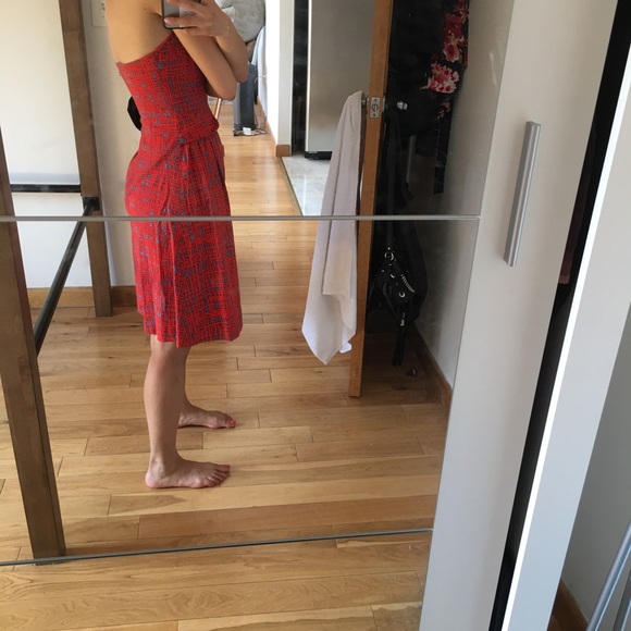 Sz 0 Anthropologie Tabitha strapless dress - Picture 5 of 7